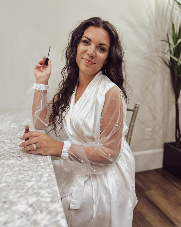 Pearl Sleeve Robe