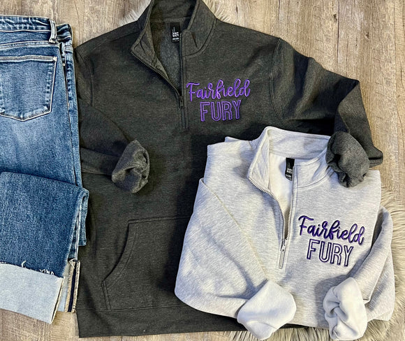 Fairfield Fury Embroidered Pocket 1/4 Zips