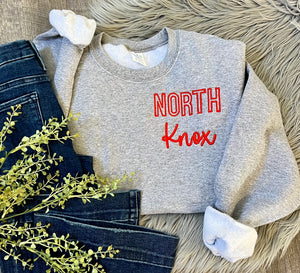 North Knox Grey Crewneck