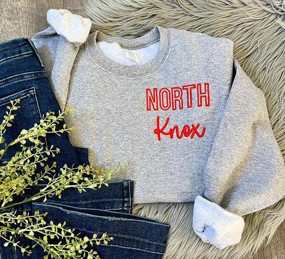 North Knox Grey Crewneck