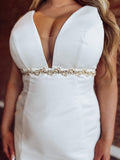Light Gold Crystal Belt