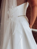 Beaded Cascade Waltz Veil