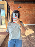 Acid Washed Pocket Tee