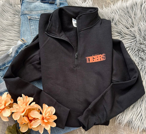 Olney Tigers Black 1/4 Zip
