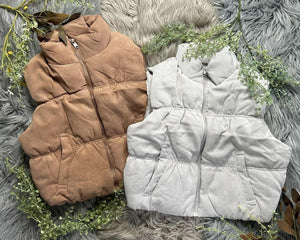 Ribbed Cropped Vests