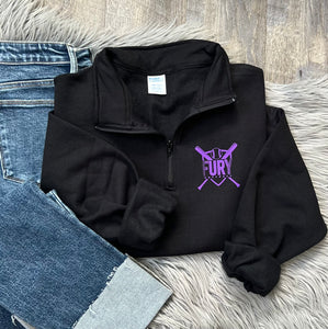 Fury Bats Black 1/4 Zip