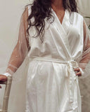 Pearl Sleeve Robe