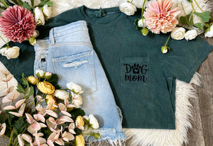 Dog Mom Pocket Tee