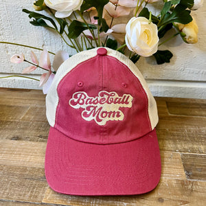 Baseball Mom Trucker Hat