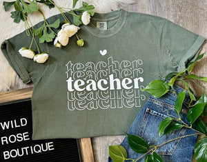 Teacher Repeat Tee