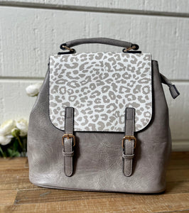 Brooks Cheetah Convertible Backpack- Light Grey