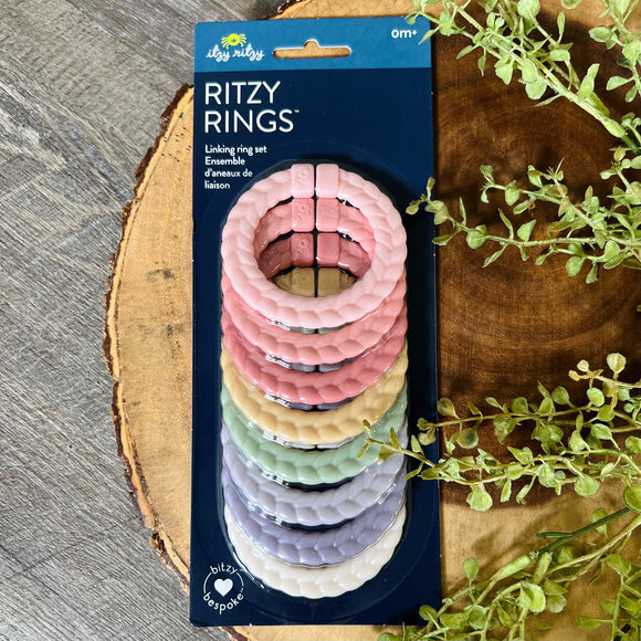 Itzy Ritzy: Linking Rings Set- Pastel Rainbow