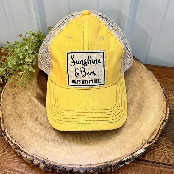Beer & Sunshine Trucker Hat